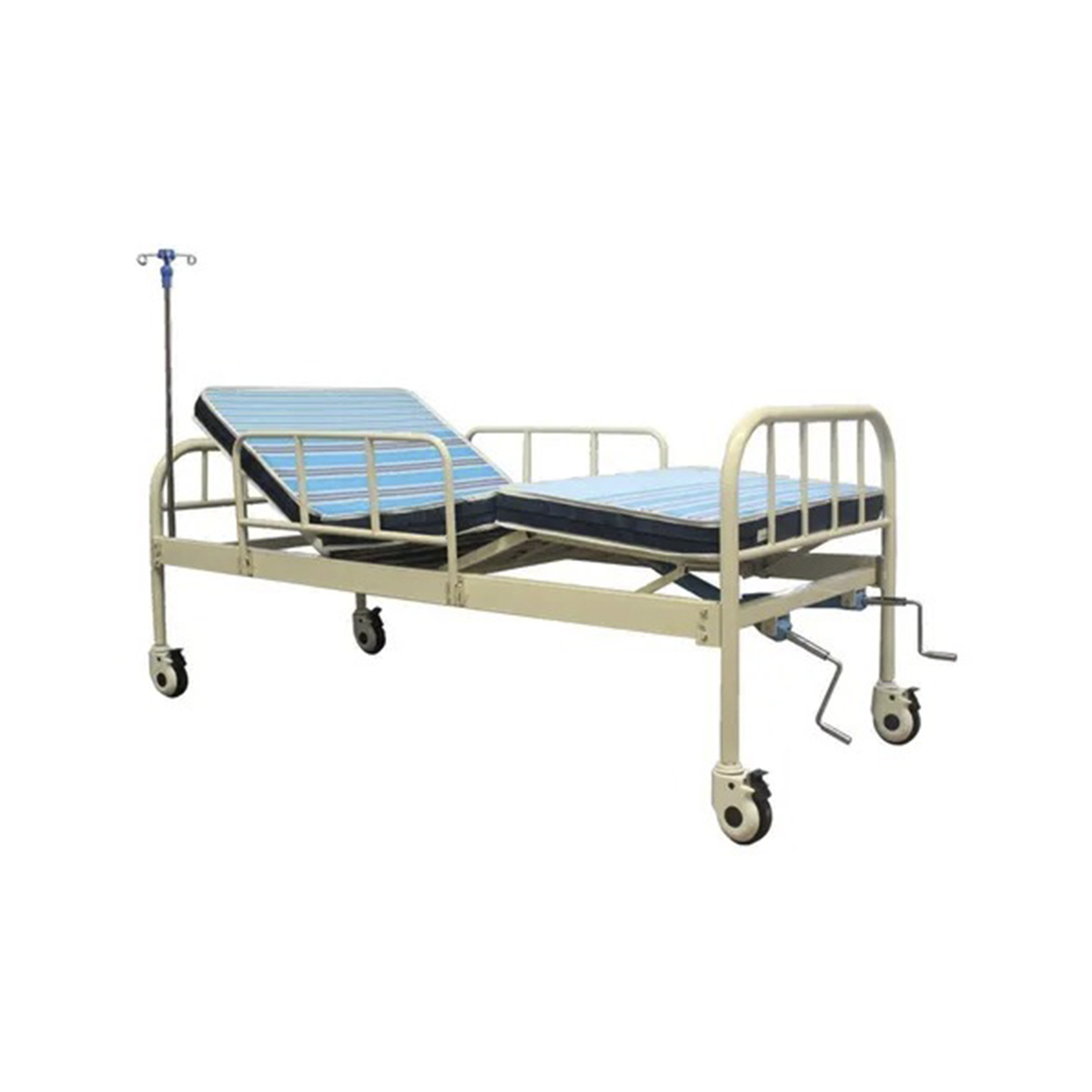 Cama Hospitalaria Con Barandales Y Colchón