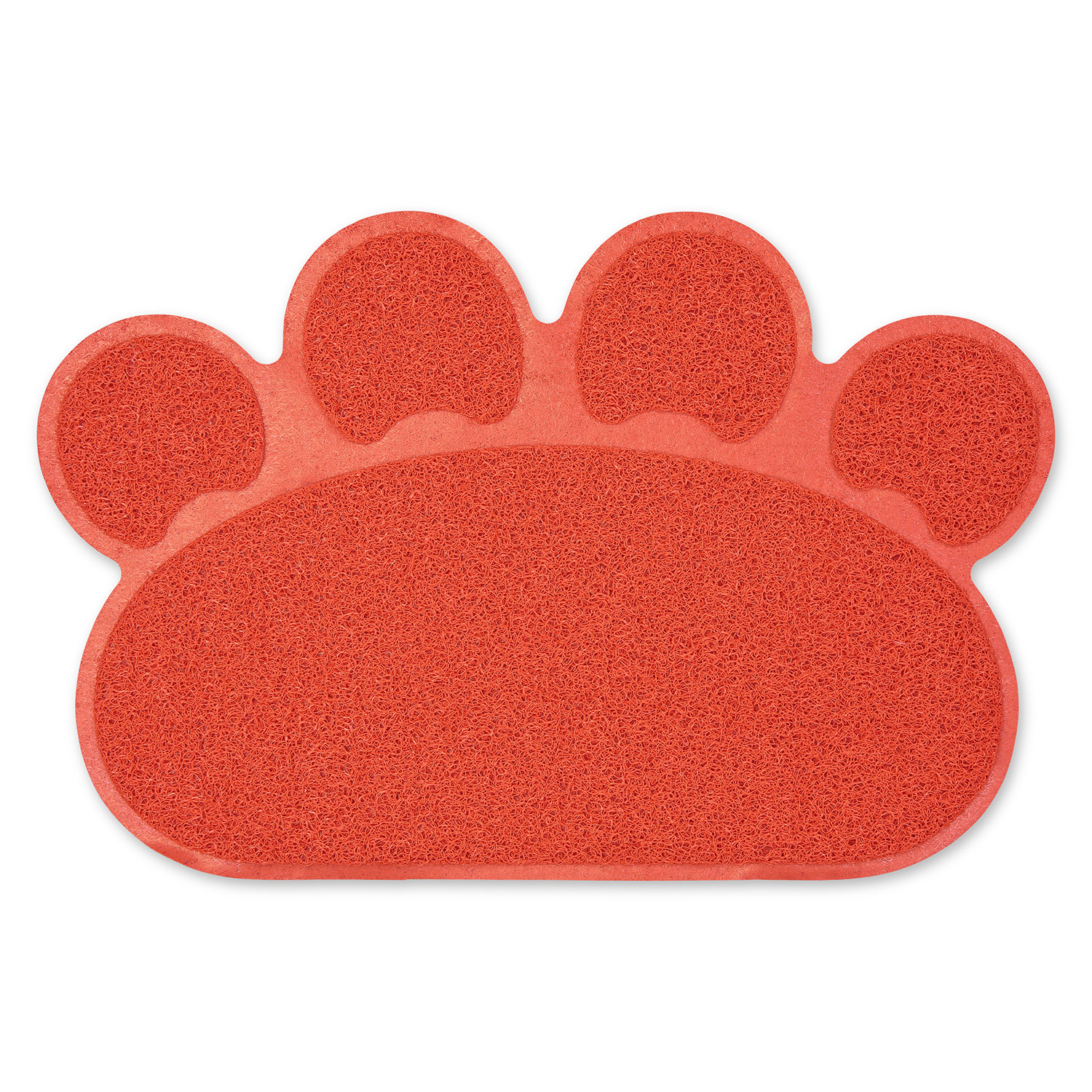 Tapete de Entrada Huellas Rojo Lavable 40x60 cms CasaMia