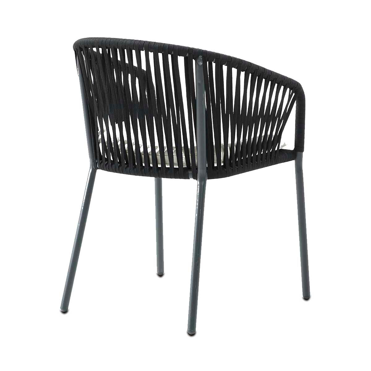 Silla para exterior Mison Negro - Kessa