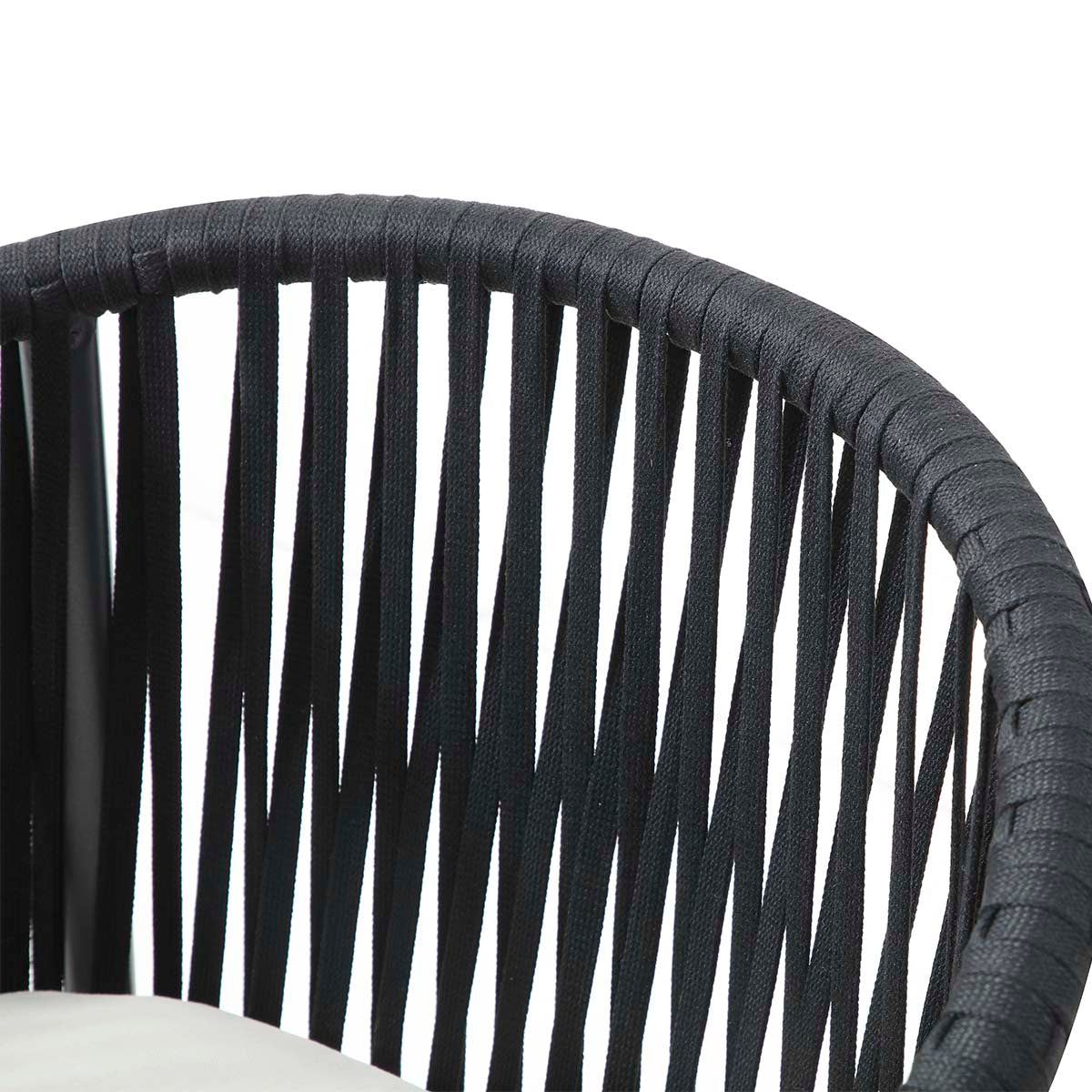 Silla para exterior Mison Negro - Kessa