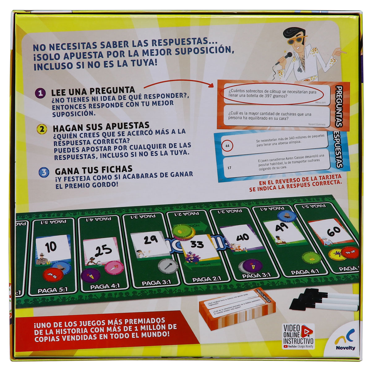 Juego de Mesa Ingenio - Novelty