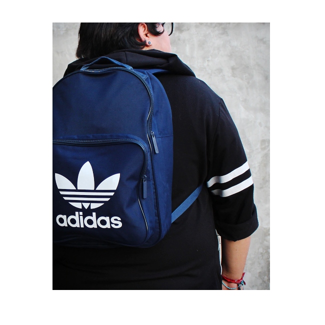 MOCHILA ADIDAS AZUL BP CLAS TREFOIL BK6724