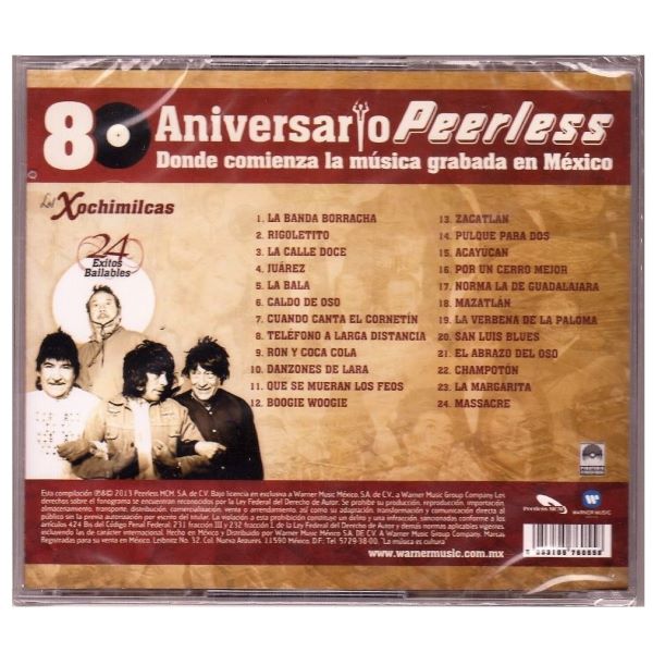 CD Los Xochimilcas ~ 24 éxitos bailables