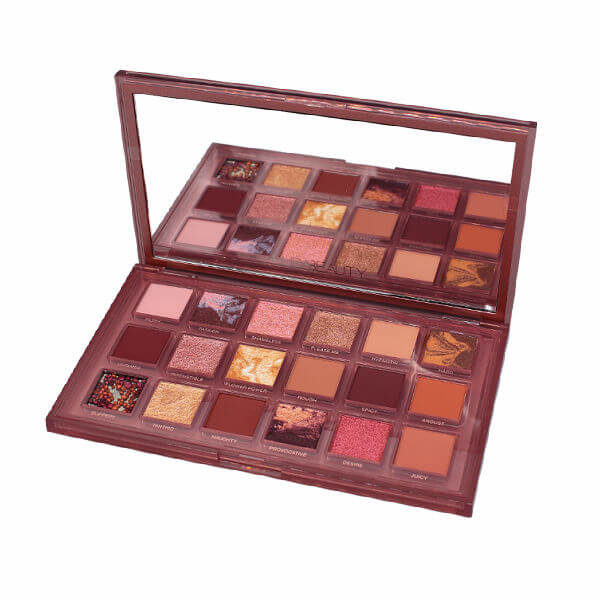 Paleta De 18 Sombras De Ojos Naughty Nude Huda Café