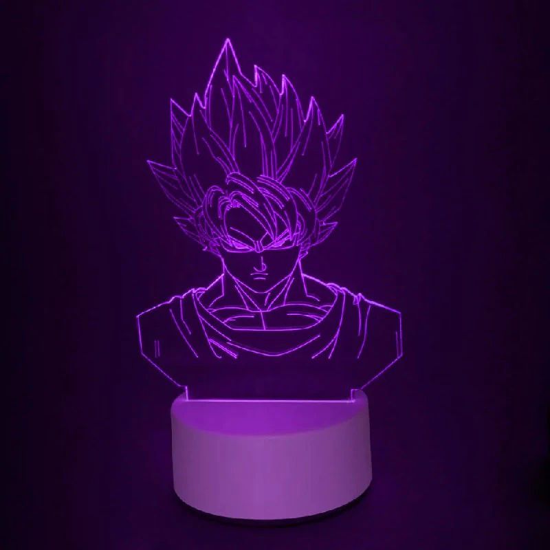 LAMPARA LED 3D GOKU