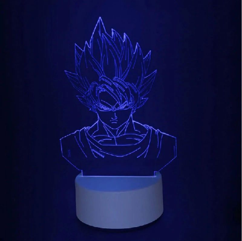 LAMPARA LED 3D GOKU