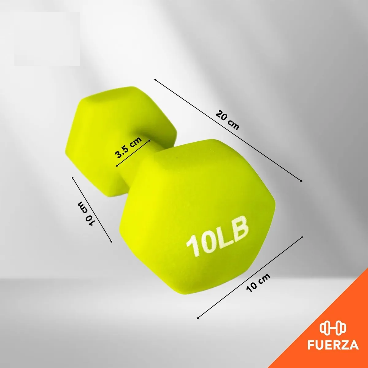 Par De Mancuernas Hexagonales 10 Libras