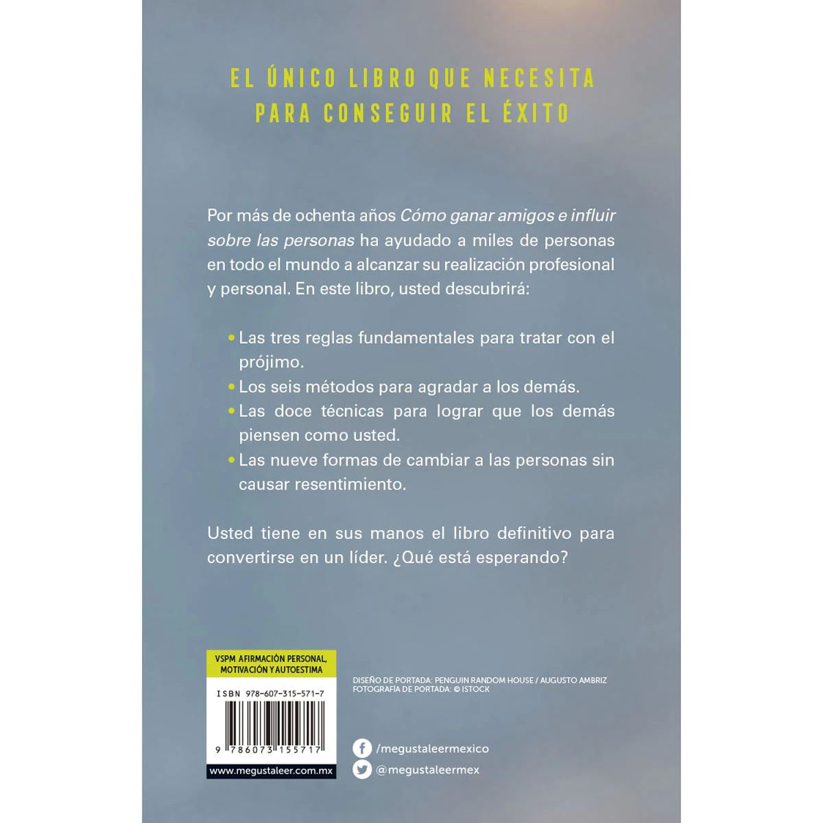 Libro Cómo ganar amigos e influir sobre las personas Autor Carnegie, Dale