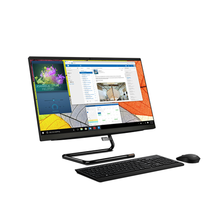 All in One Lenovo Ideacentre 3 21.5 pulgadas AMD Athlon Silver 3050U DD 1 TB Ram 4GB Windows 10 Home Color Negro