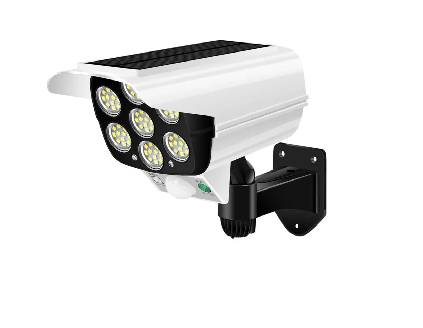 Lampara Led Solar Tipo Camara con Sensor De Movimiento