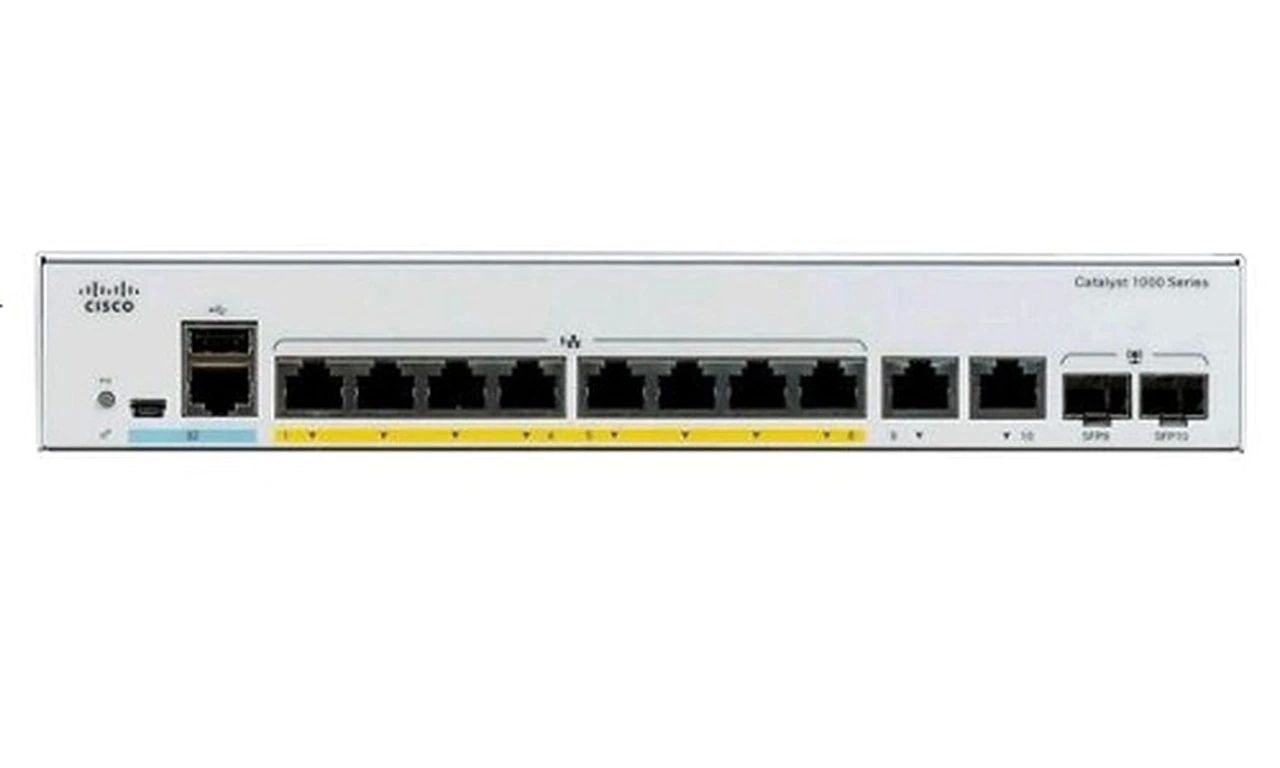 Switch Cisco Gigabit Ethernet Catalyst 1000, 8 Puertos 10/100/1000Mbps