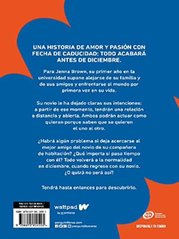 Libro Antes de diciembre (Meses a tu lado 1) Autor Joana Marcús