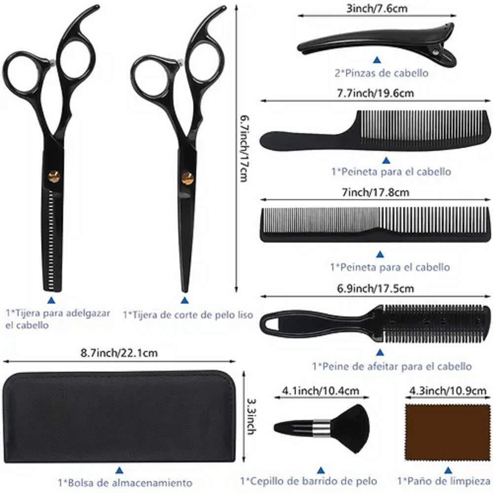 4 Tijeras Estilista Profesional Peluquero