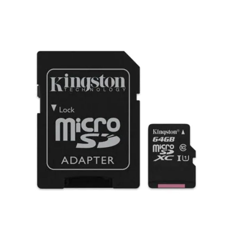 Memoria MicroSD 64gb KINGSTON ORIGINAL Canvas Clase 10