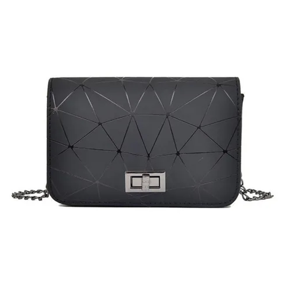 Bolsa Pequeñas Dama Tornasol Geometrica De Bolso Cruzada