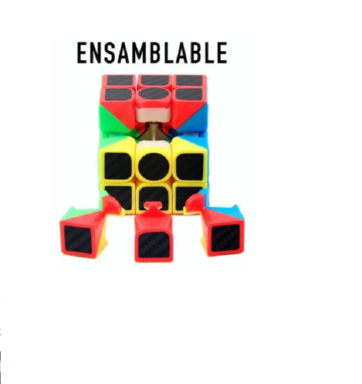 Cubo Rubik 3x3 Cobra Profesional Fibra De Carbono 