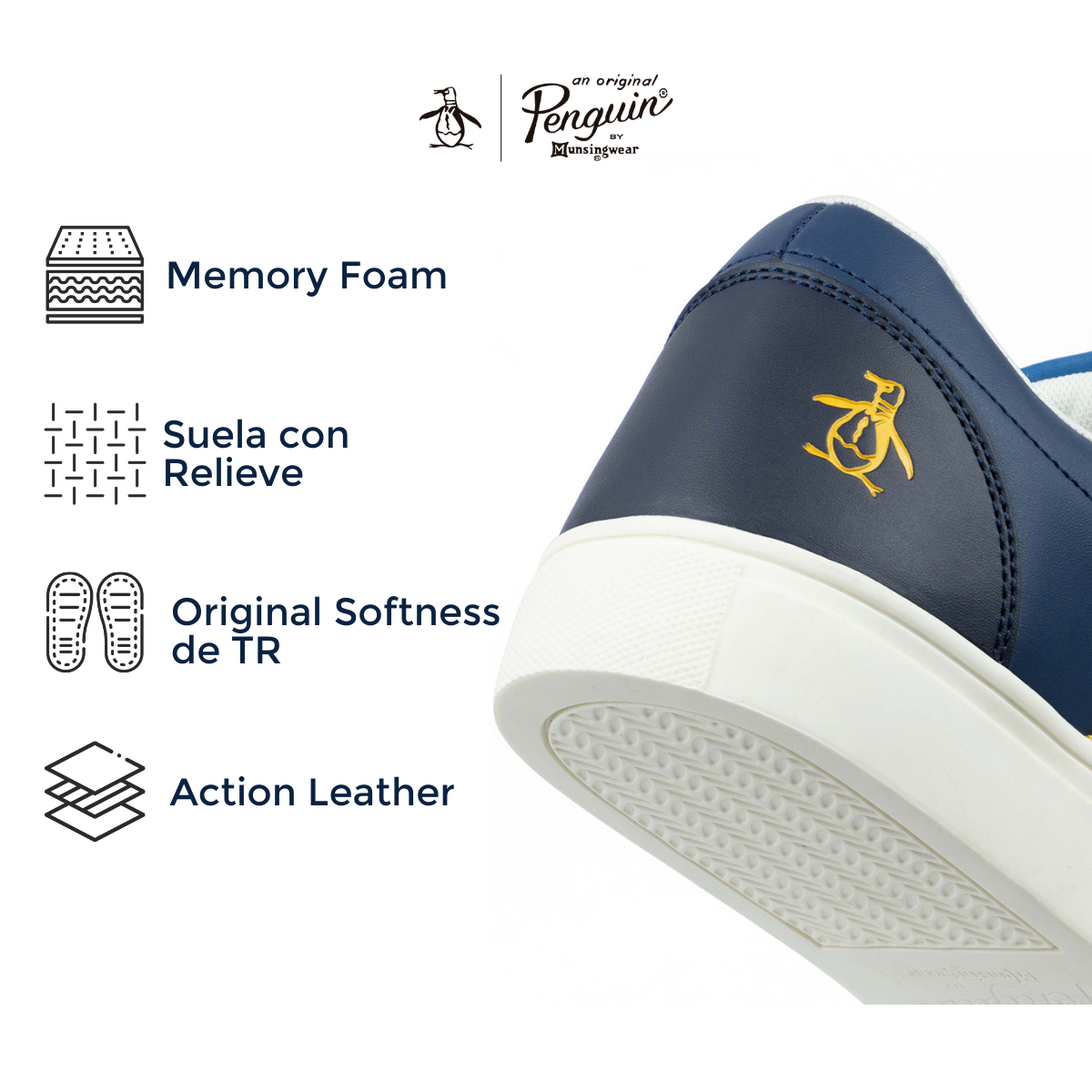 Tenis Original Penguin Style Eren Azul Indigo