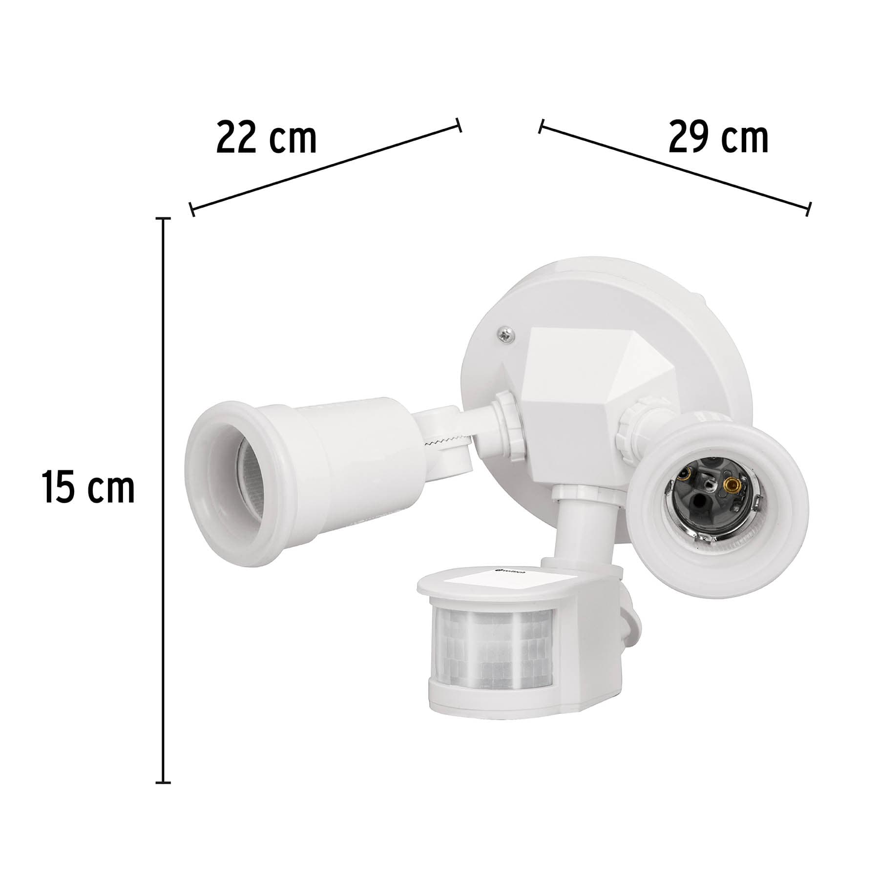 Lampara De Seguridad Exterior Con Sensor De Luz Y Movimiento