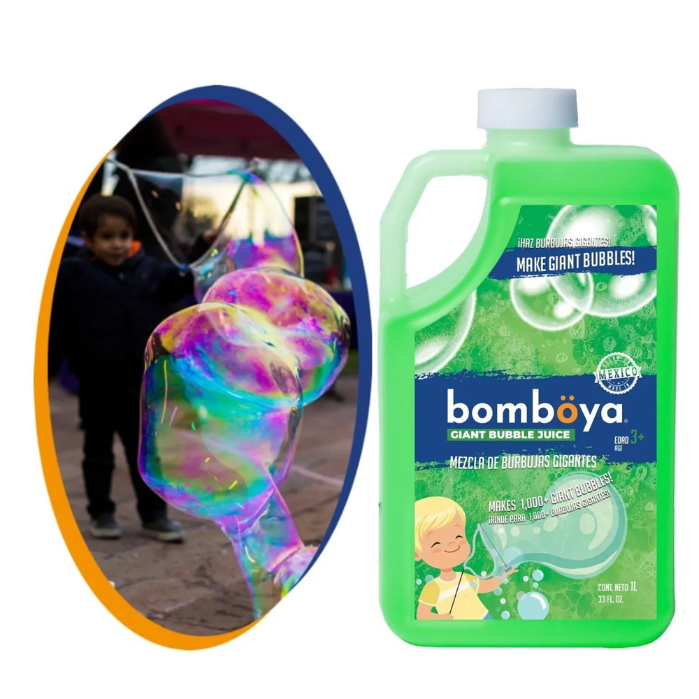 Jabon / Líquido Para Hacer Burbujas Gigantes Y Pequeñas