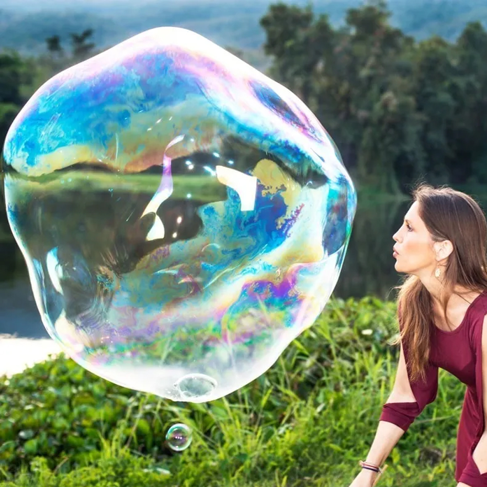 Jabon / Líquido Para Hacer Burbujas Gigantes Y Pequeñas