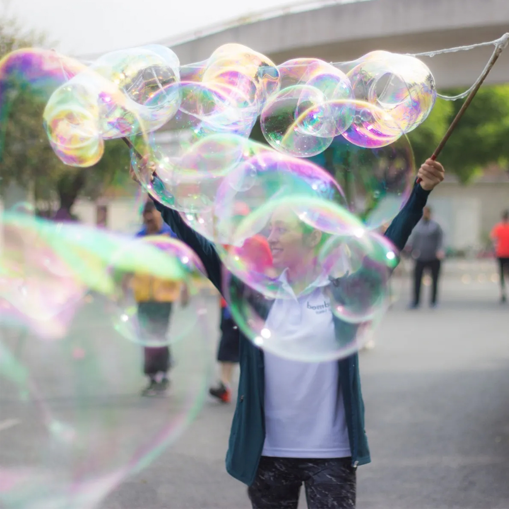 Jabon / Líquido Para Hacer Burbujas Gigantes Y Pequeñas