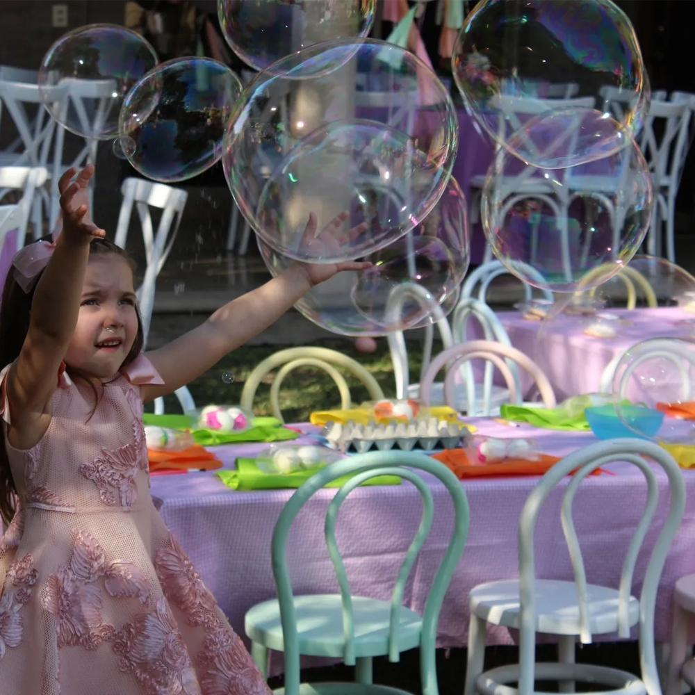 Jabon / Líquido Para Hacer Burbujas Gigantes Y Pequeñas