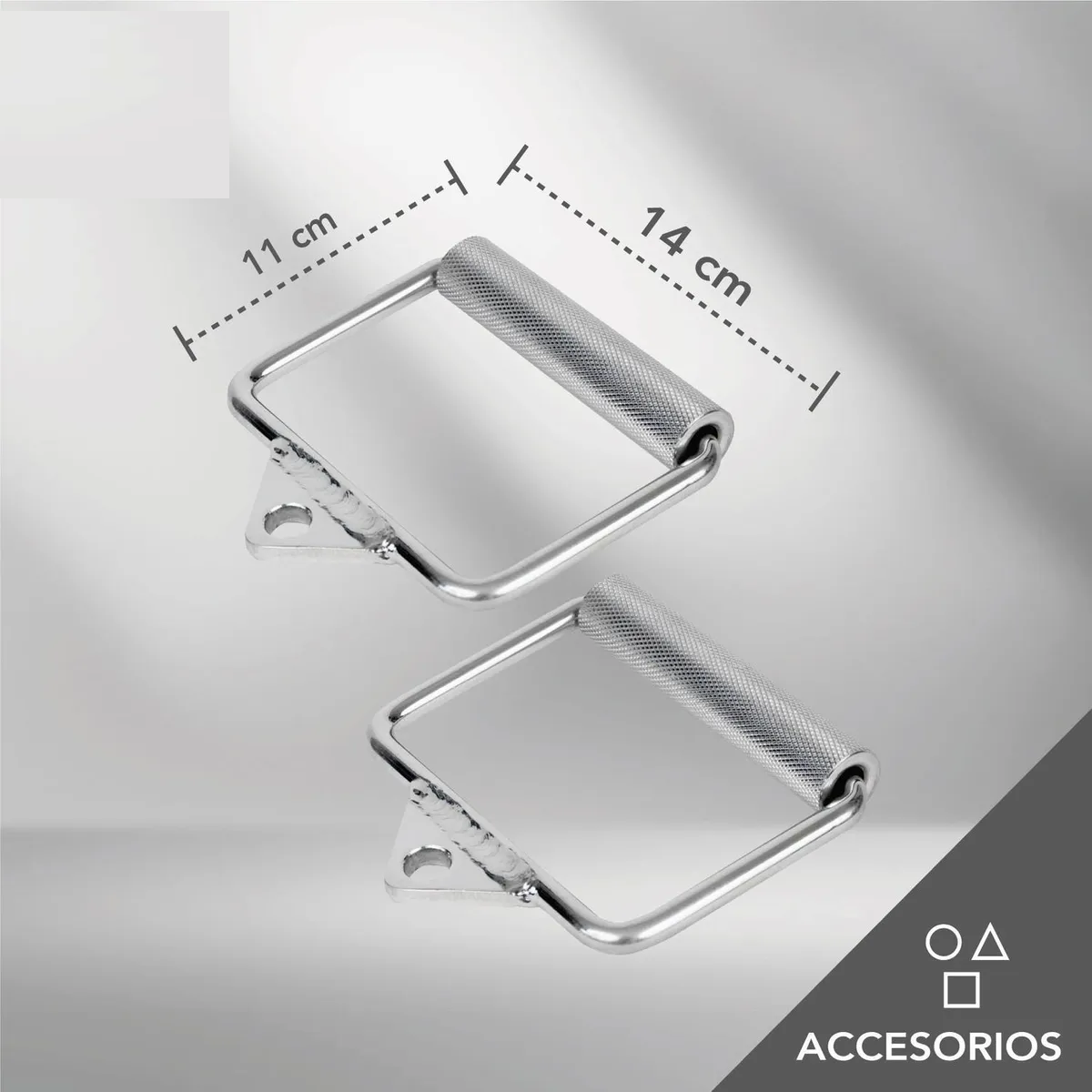 Agarradera Jaladera Tipo D Par Para Polea Gym