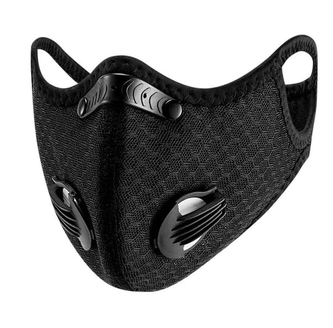 Mascara Cubrebocas Filtro + 5 Filtros Carbon Activado