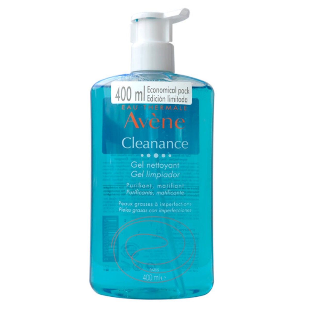 Avene Cleanance Gel Limpiador Piel Grasa 400ml