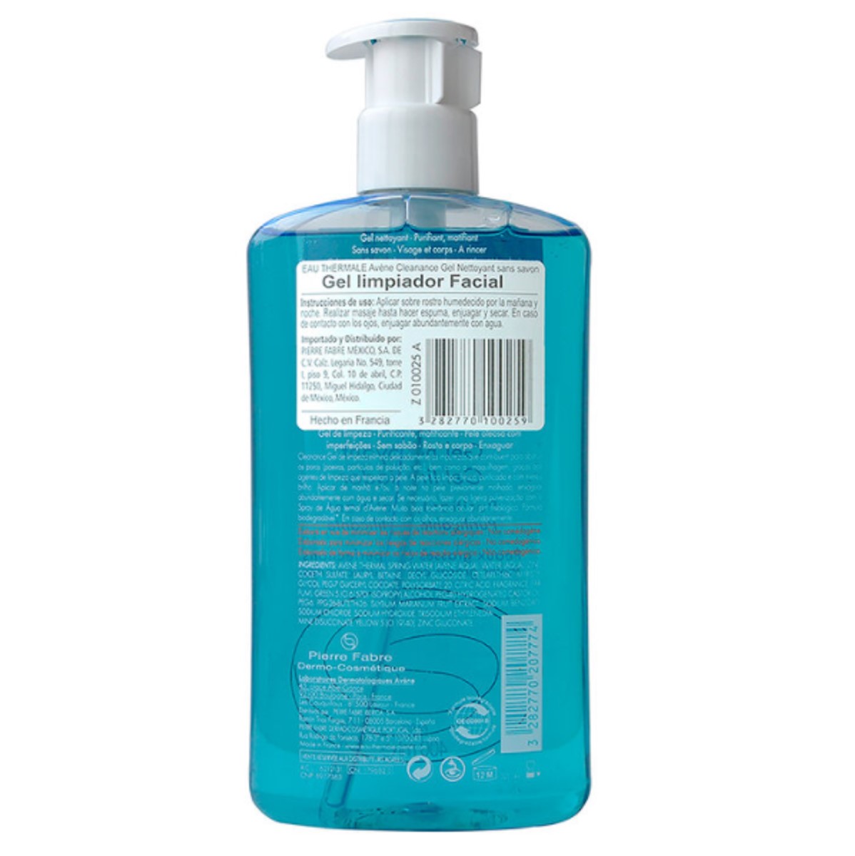 Avene Cleanance Gel Limpiador Piel Grasa 400ml