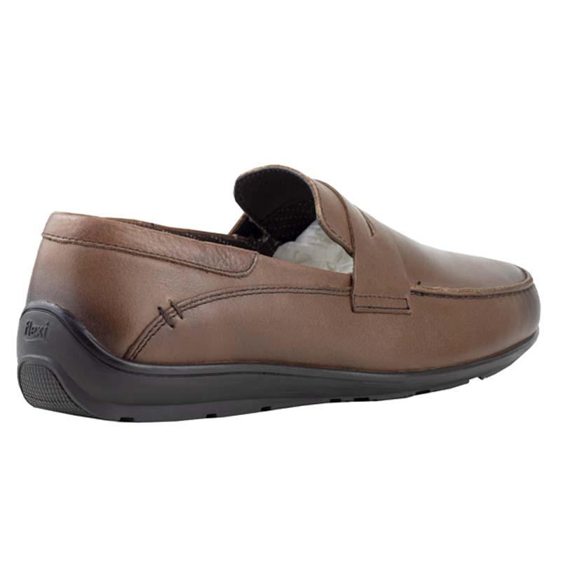 MOCASINES CLASICOS FLEXI HOMBRE DETALLE ANTIFAZ 410401 CAFE