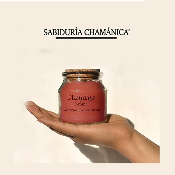 Vela Aromatica Decorativa Vidrio Artesanal Cerámica Pétalos de rosa, lavanda, miel, pino, sandalo, canela, frutos rojos, Auyaya, Sabiduria Chamanica, artesania, ceramica, veladora, vela, velon, olores, aromaterapia, incienso, esencia, fragancia, relajacion, calma, meditación, obsequio, luz, cera, bosques, frutales, aceite, lamparilla, decoracion, 