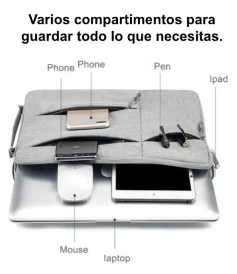 Funda Para Laptop Lenovo Ideapad Color Negro