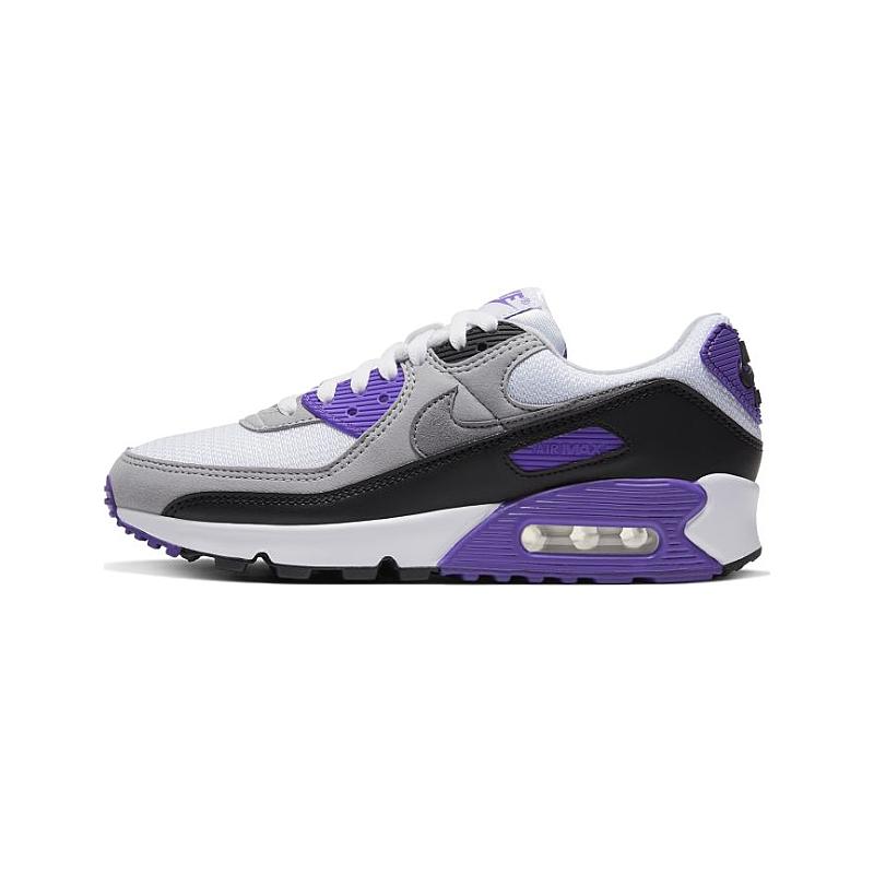 Tenis Nike Air Max 90 Blanco Negro Morado de Dama