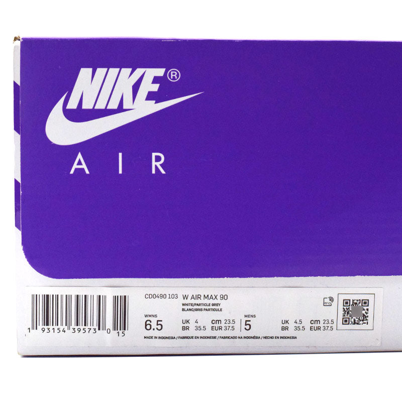 Tenis Nike Air Max 90 Blanco Negro Morado de Dama