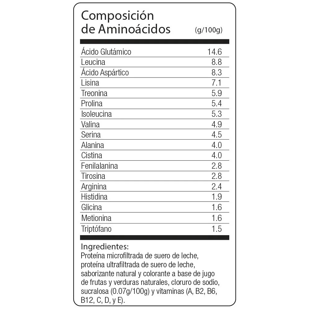 Suplemento Alimenticio Proteina Wp100 Bote De 1400 G - 0 Carbohidratos Y 0 Grasas