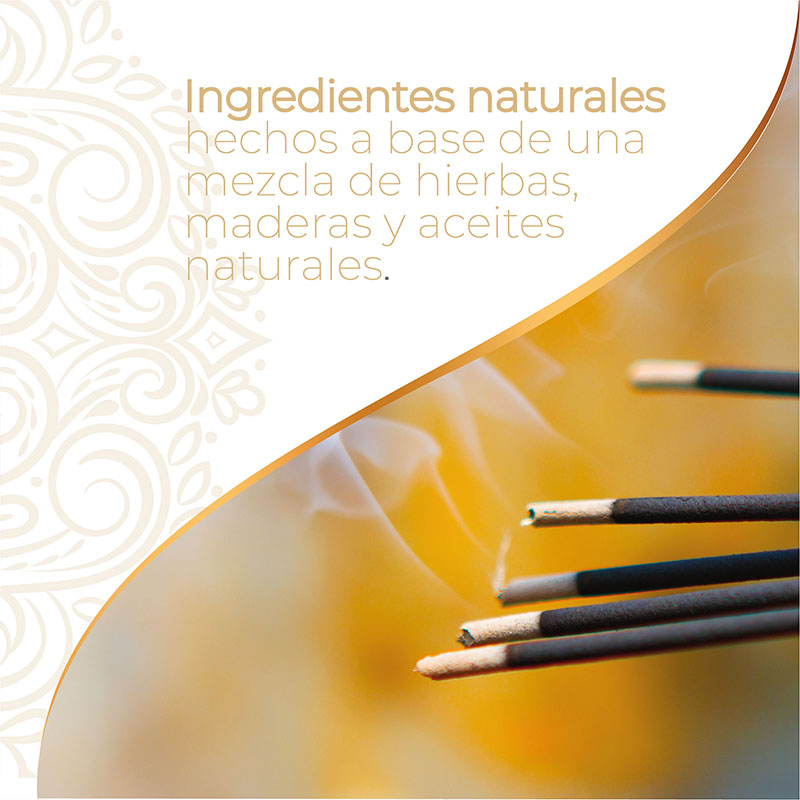 Punto Aroma - Incienso con aroma premium - Ingredientes naturales - Contenido 6 cajas con 20 varitas (Lluvia de dinero, 120 unidades)
