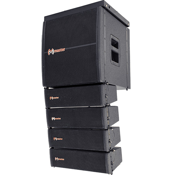 Sistema de Audio Profesional con 12000 Watts de Potencia Musical SUBWoofer 15 con 4 Bafles Pasivos 2X5 y Bluetooth / Master / MAHM-LINEARRAY