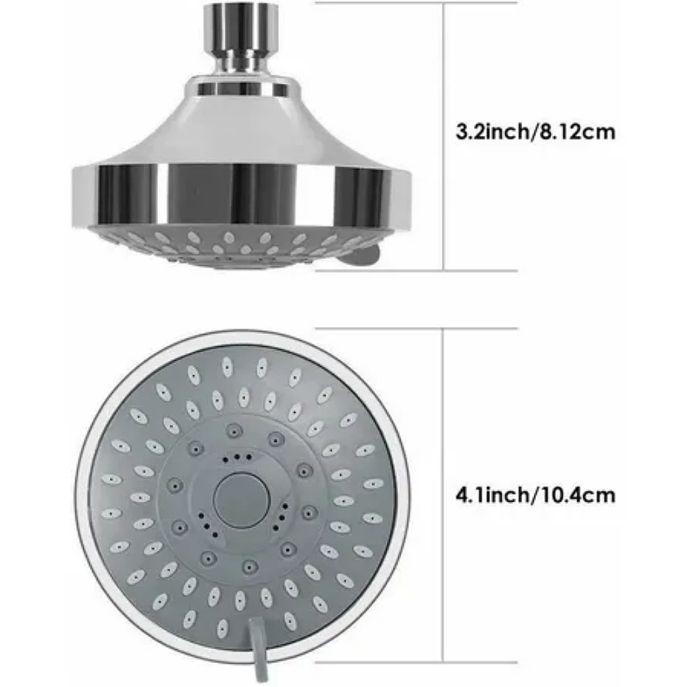 Cabezal De Regadera Ducha Regulable De Alta Presión