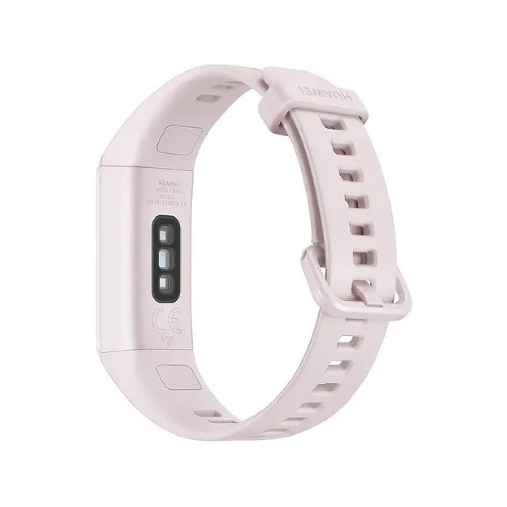 Huawei Band 4 0.96" caja de plástico, malla sakura pink de caucho de silicona ADS-B29
