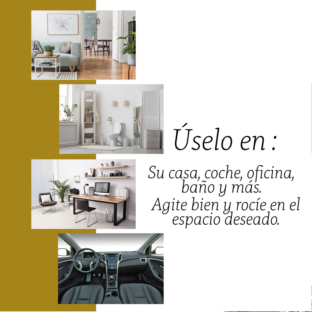 Punto Aroma - Home Mist 250ml - Ambientador de Fragancia Premium - Air Freshener - Spray aromatizante con atomizador - Ideal para casa, coche, oficina, carro, baño (Citronela)