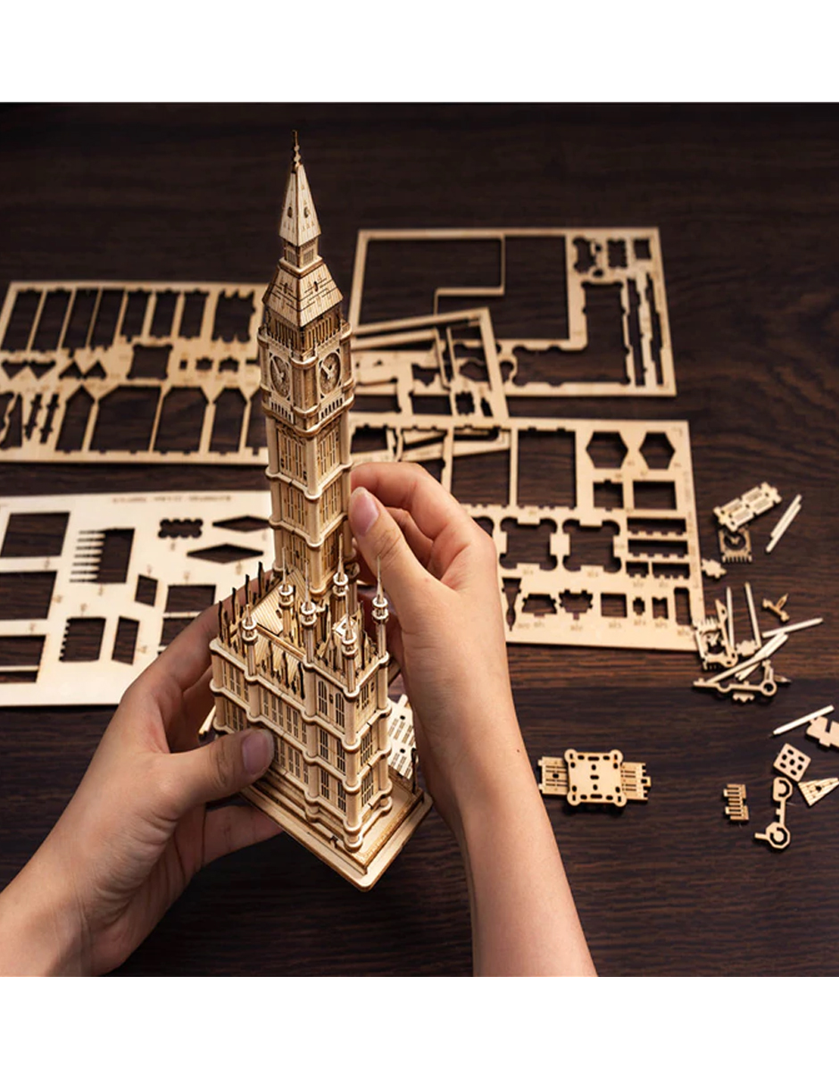 Rompecabezas 3d Bloques Armar Robotime- Big Ben TG507.