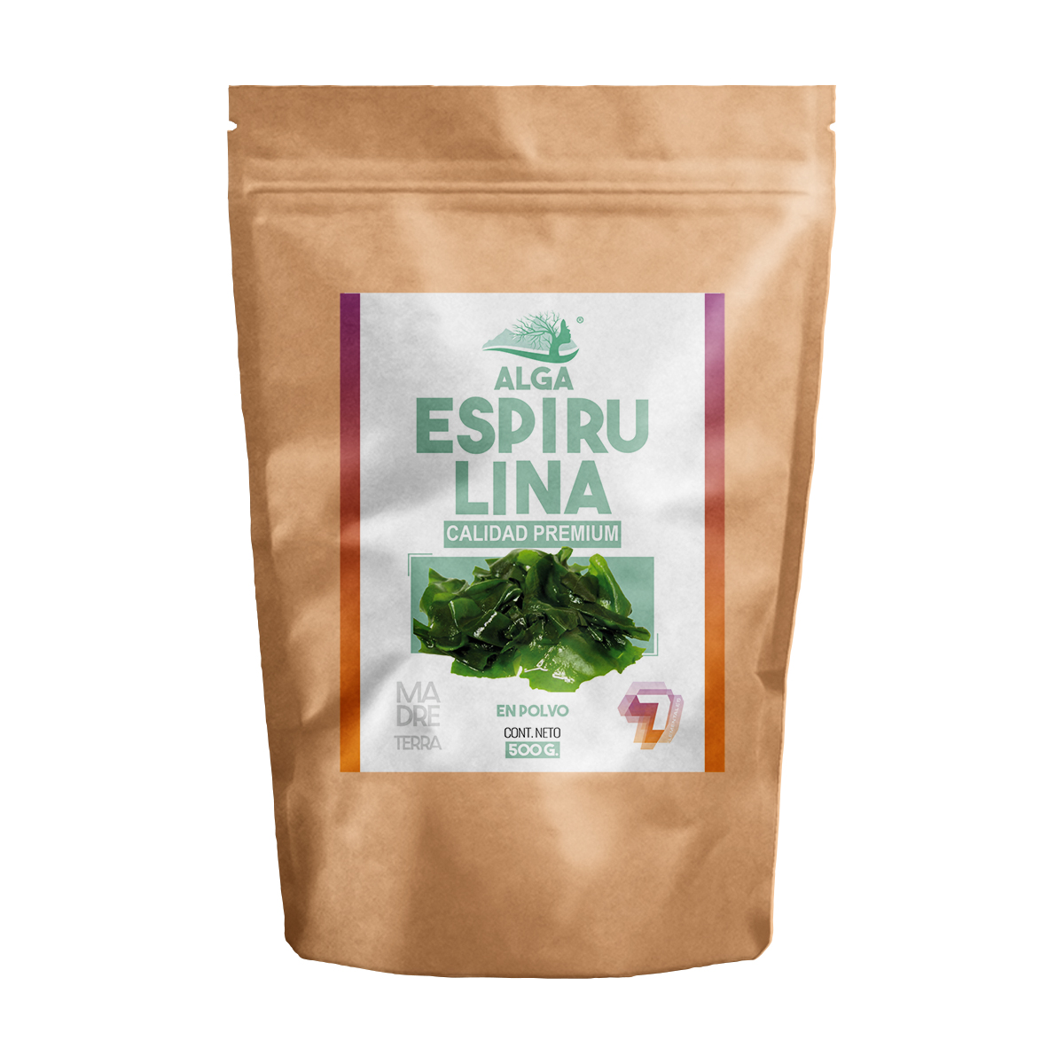 Alga Espirulina Orgánica Superfood 500Gr