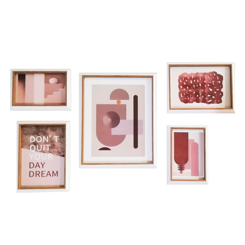 Set 5 Portaretratos Marcos Decoración Hogar Oficina Ys-ps-5