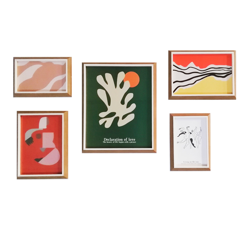 Set 5 Portaretratos Marcos Decoración Hogar Oficina Ys-ps-5