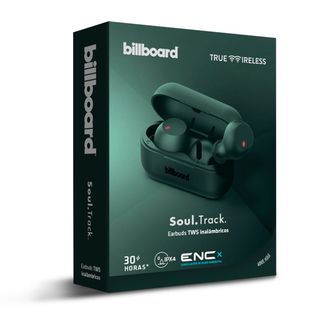 Audífonos True Wireless Soul Track Billboard Color Olivo