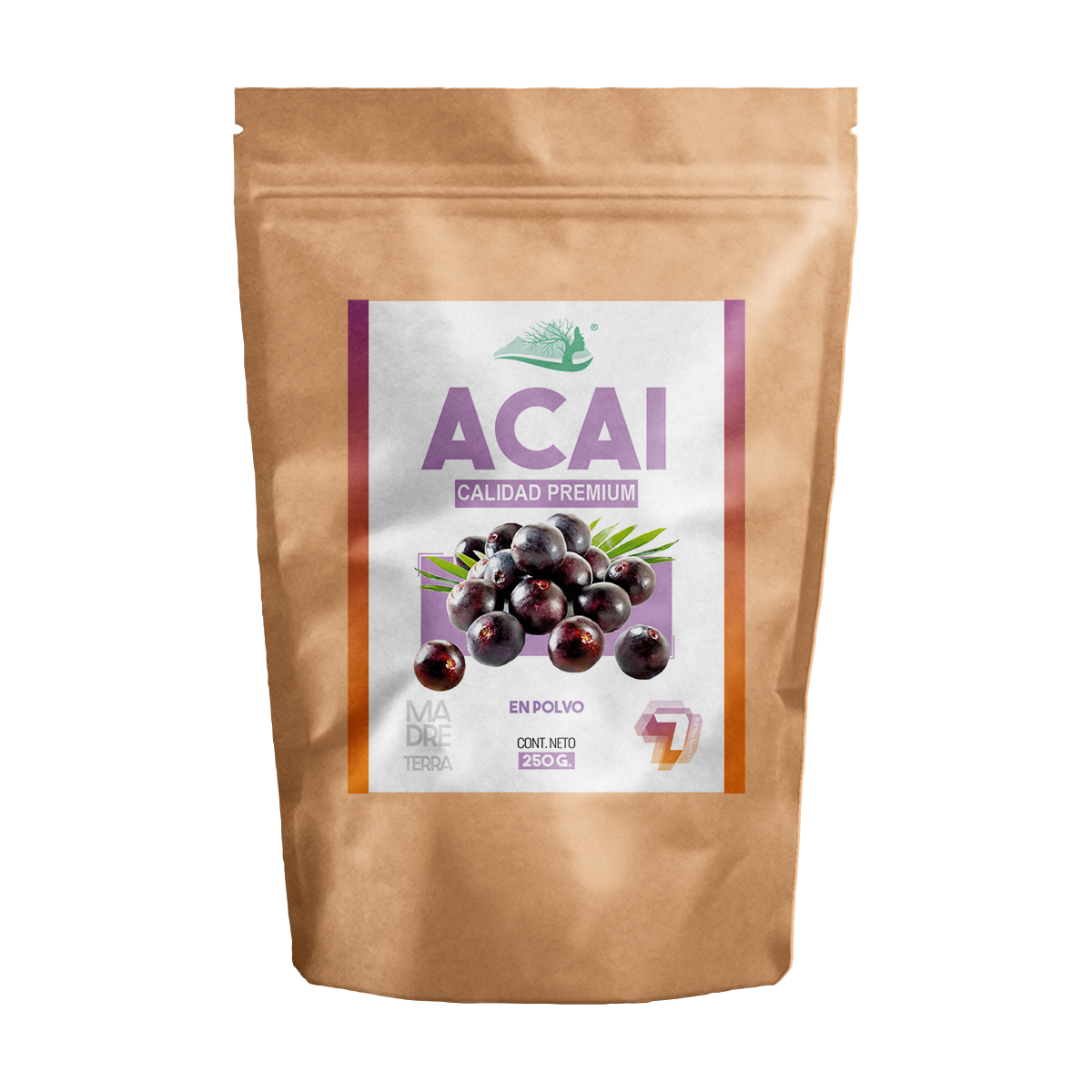 Acai en Polvo Orgánico Superfood Premium 250 Gr