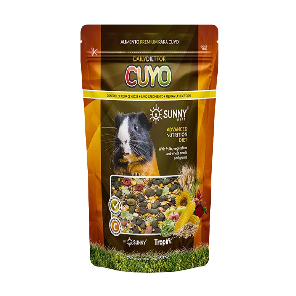 Alimento By Tropifit P/Cuyo 500g Importado Mix Sunny