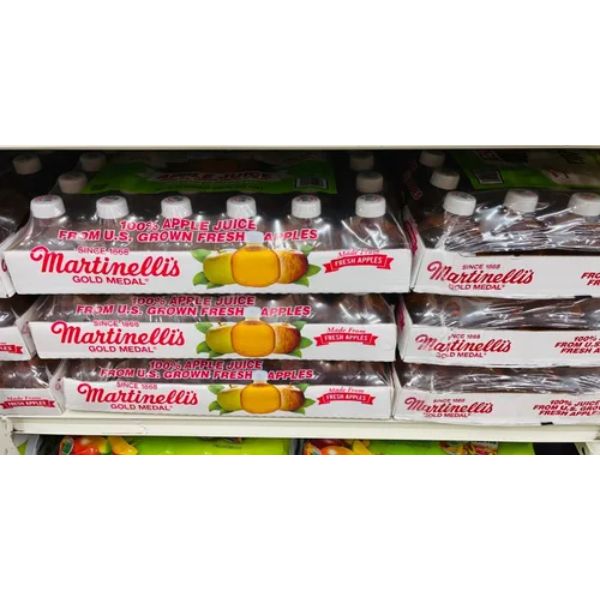 Medalla De Oro De Martinelli, Jugo De Manzana 100%, Botella paquete de 24 /10 oz