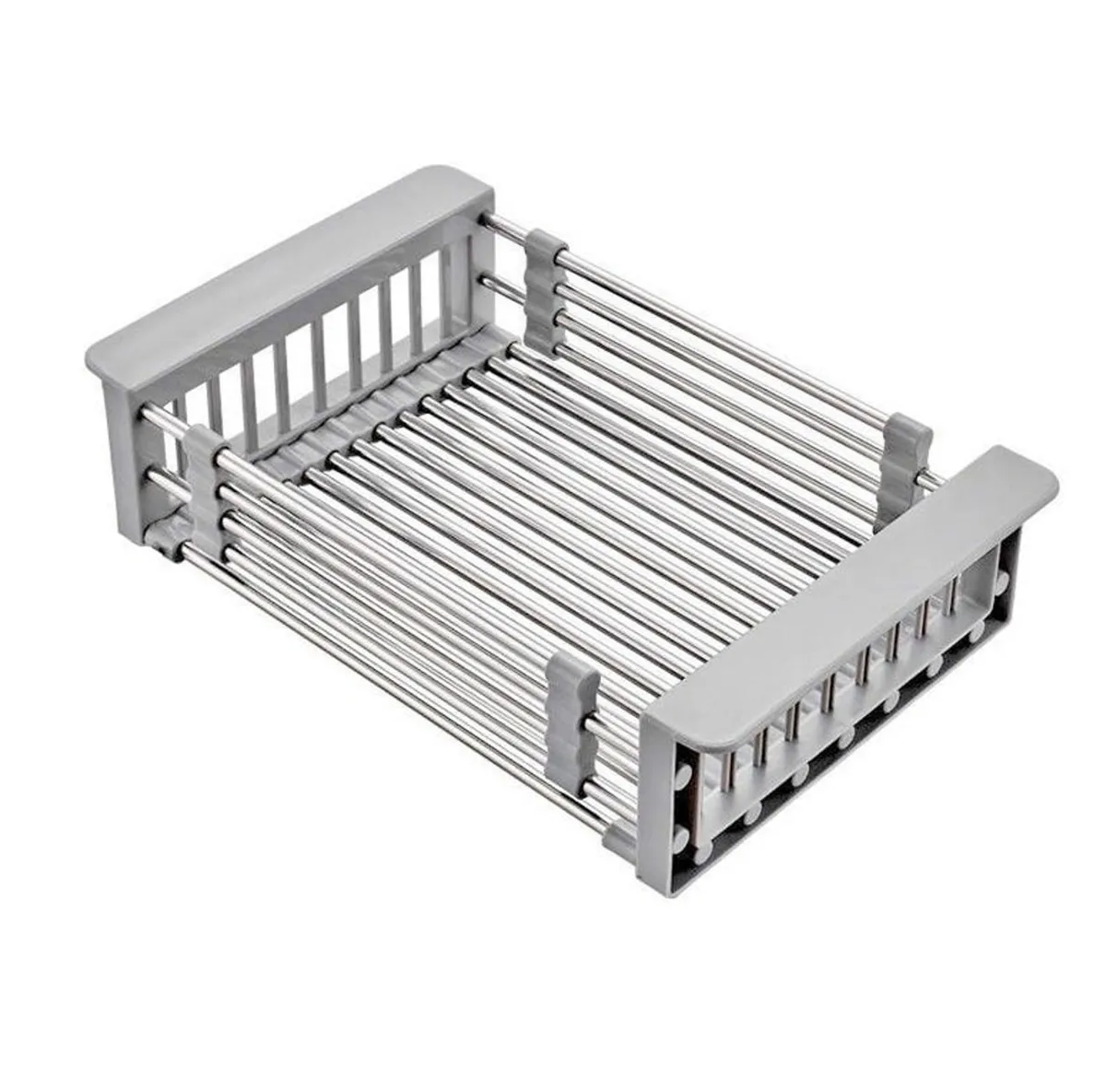 Escurridor Para Trastes Ajustable Fregadero Acero Inoxidable